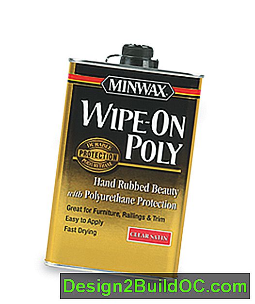 busje met Minwax Wipe-On Poly