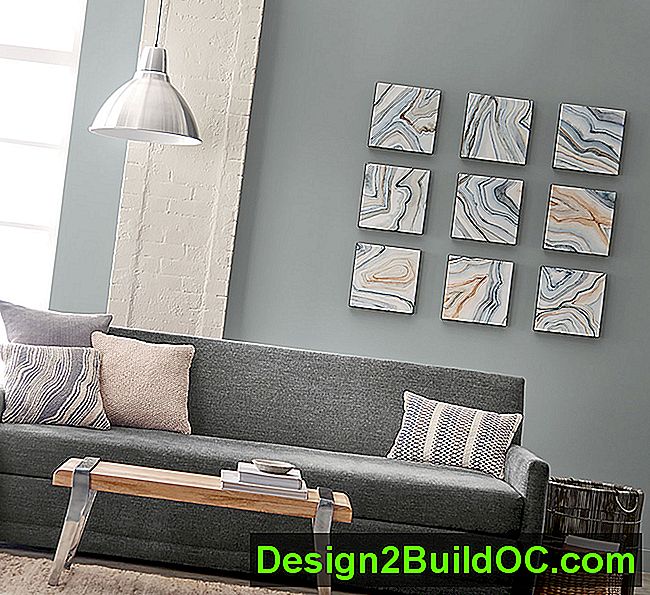Valsparova Stone Mason Gray boja unutarnjih boja na zidu dnevne sobe