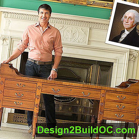 l'esperto di restauro di mobili Christophe Pourny e la scrivania in stile Sheraton di George Washington.