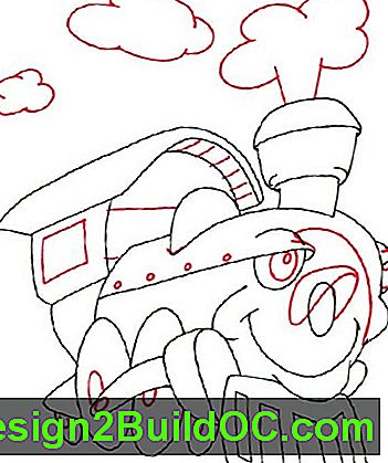 Come disegnare una locomotiva a fumetti in 5 passaggi: passaggi