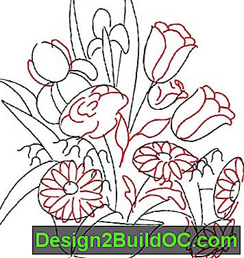 Cómo dibujar un arreglo floral en 7 pasos: cómo