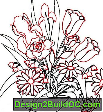 Cómo dibujar un arreglo floral en 7 pasos: cómo