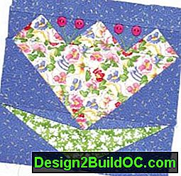 My Favorite Flower Quilt Block: quilt